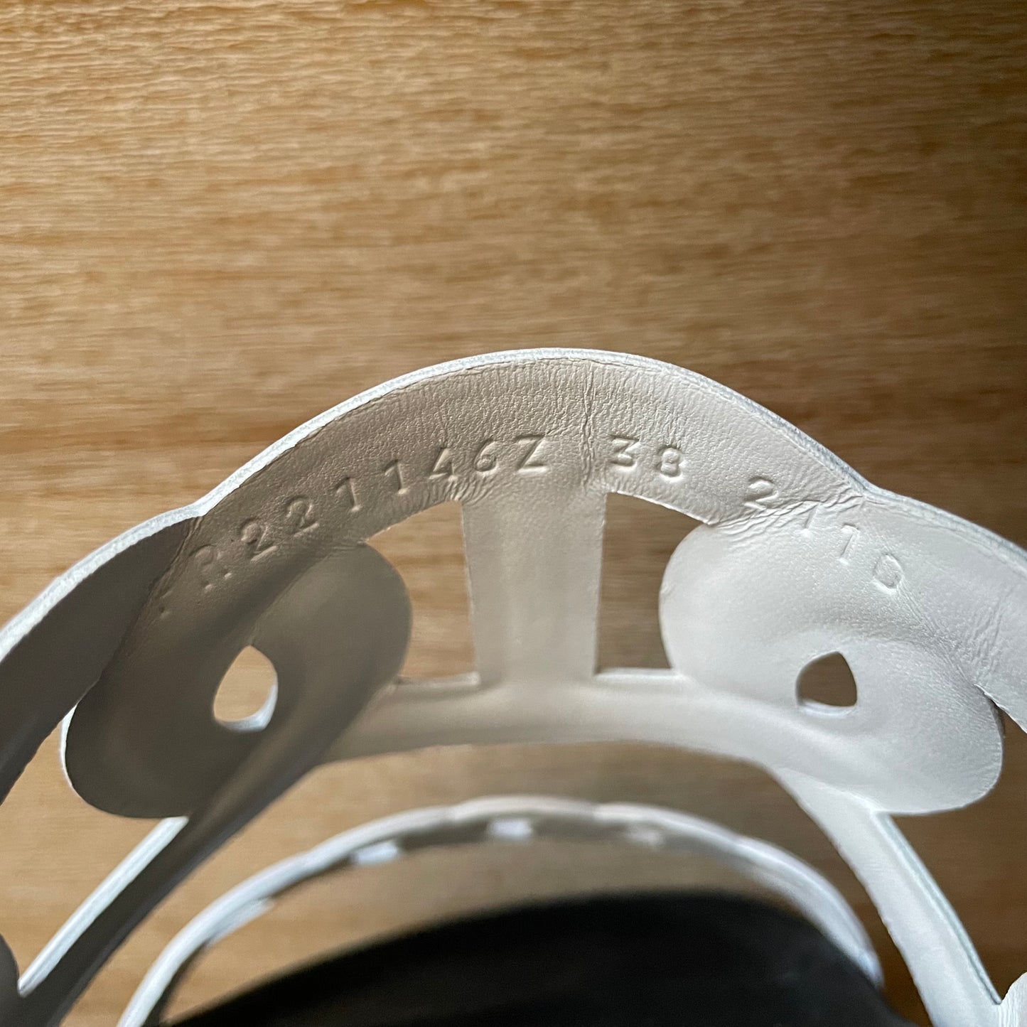 Hermes White Women’s Extra Sandal Nappa Leather