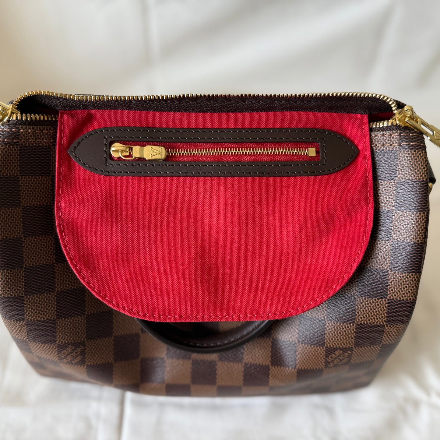 Louis Vuitton Speedy 25 Bandouliere in Damier Ebene