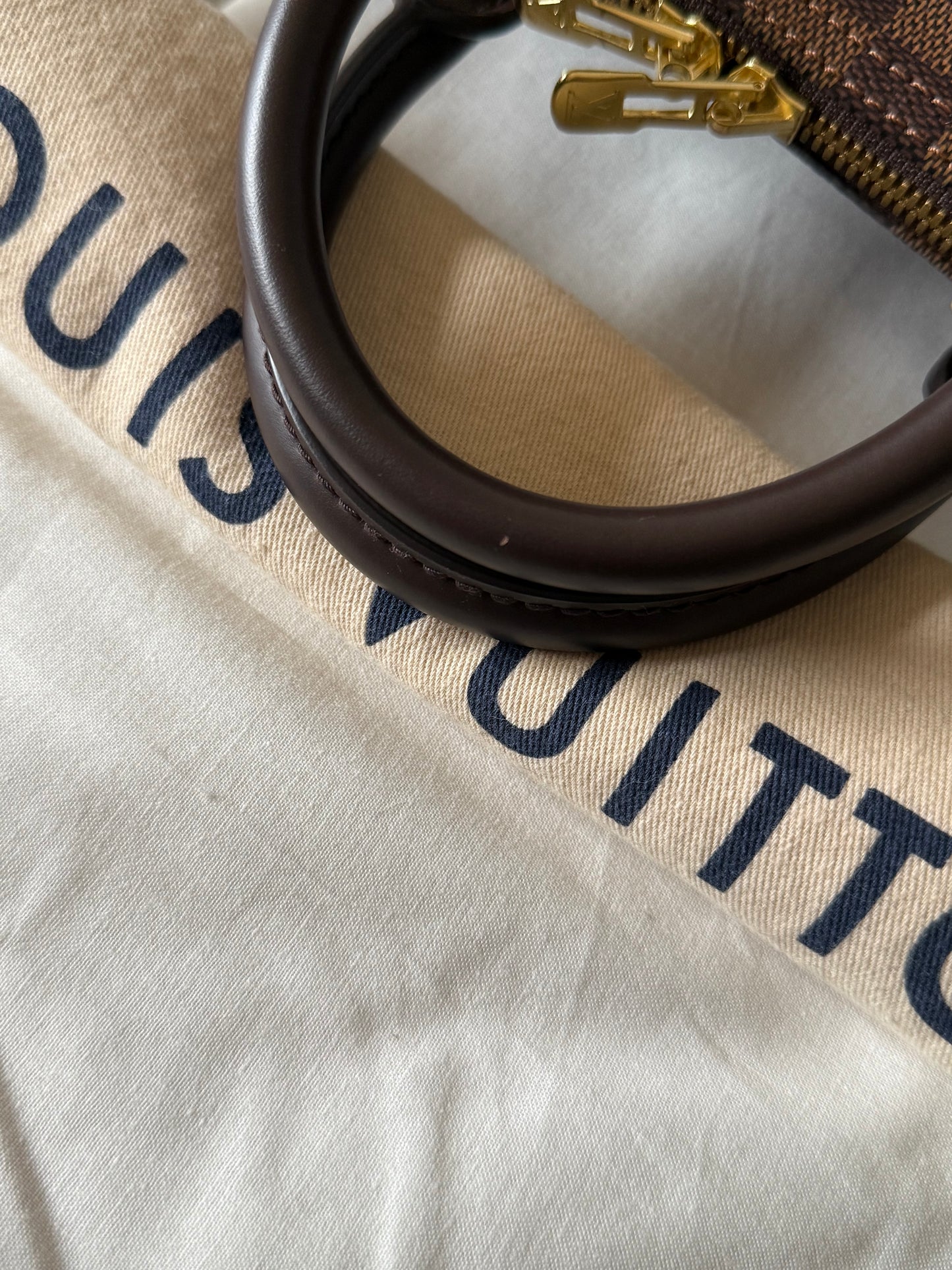 Louis Vuitton Speedy 25 Bandouliere in Damier Ebene