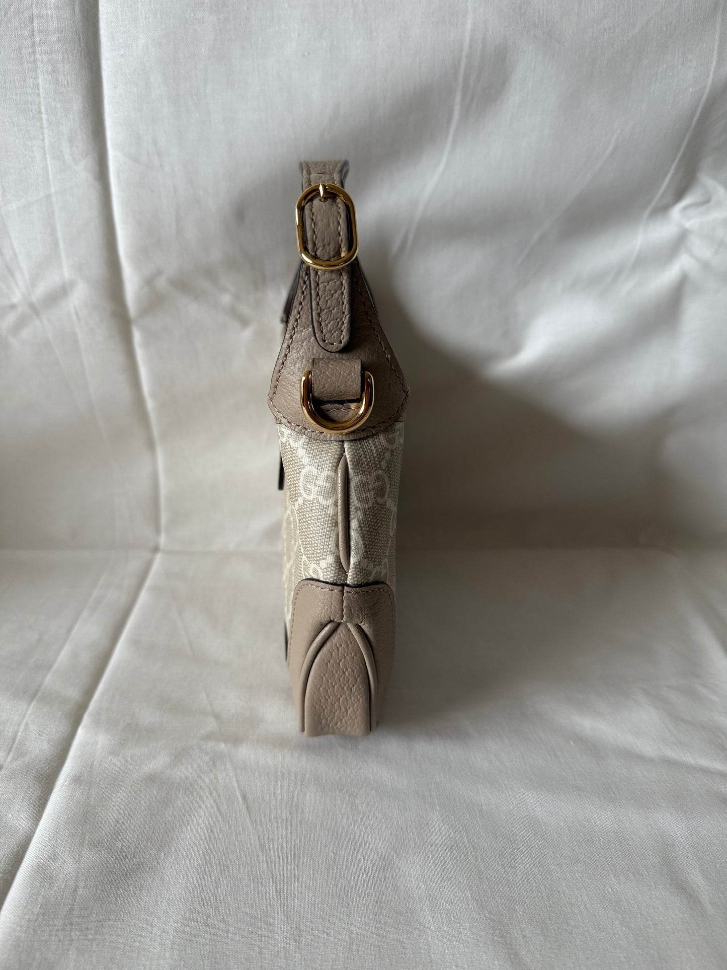 Gucci Mini Jackie 1961 in Beige & White Canvas