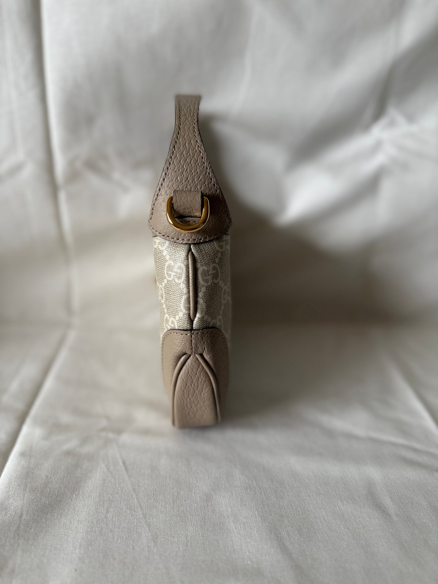 Gucci Mini Jackie 1961 in Beige & White Canvas