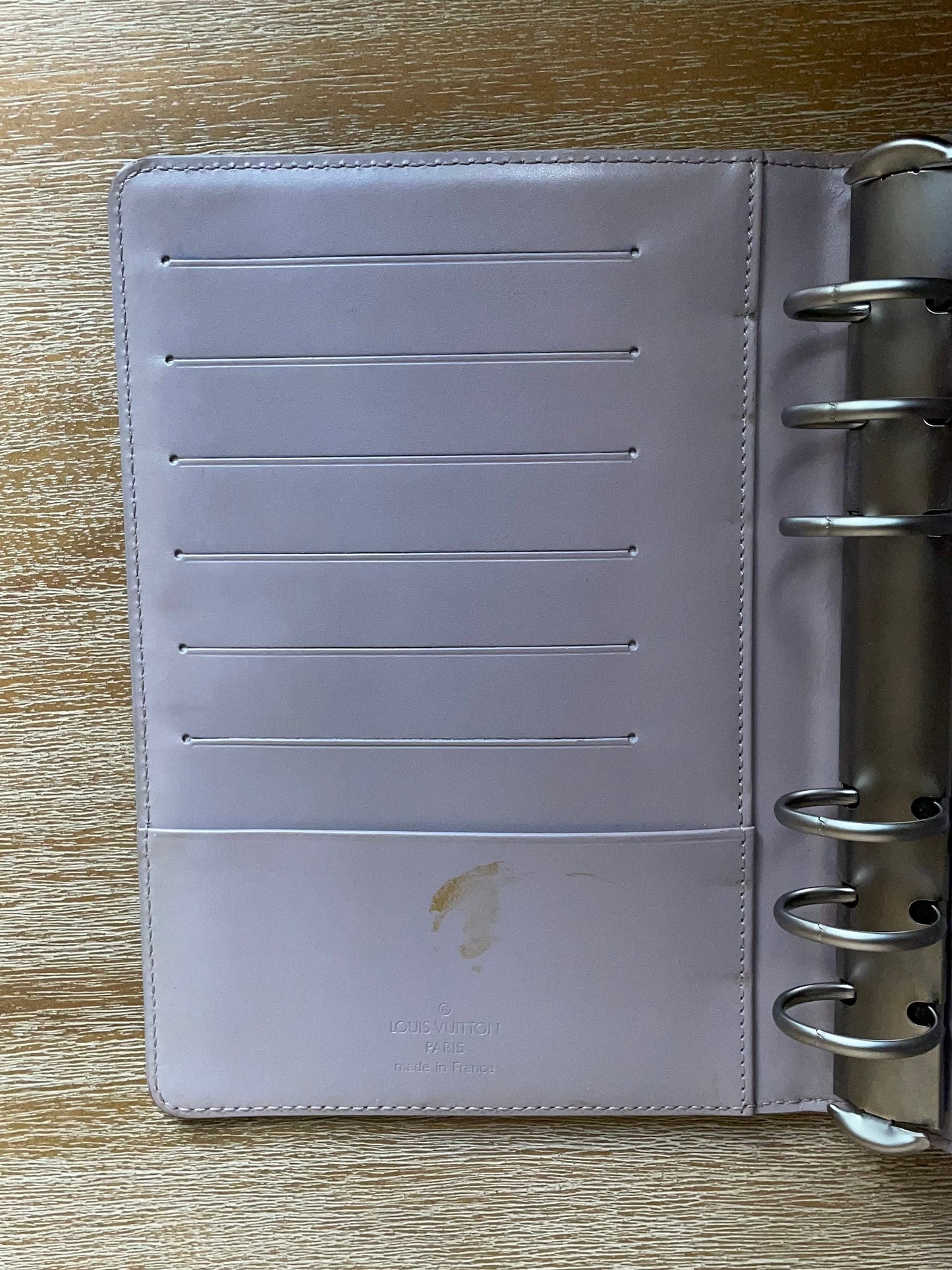 Louis Vuitton Lilac Epi Leather PM Agenda Cover /Passport holder