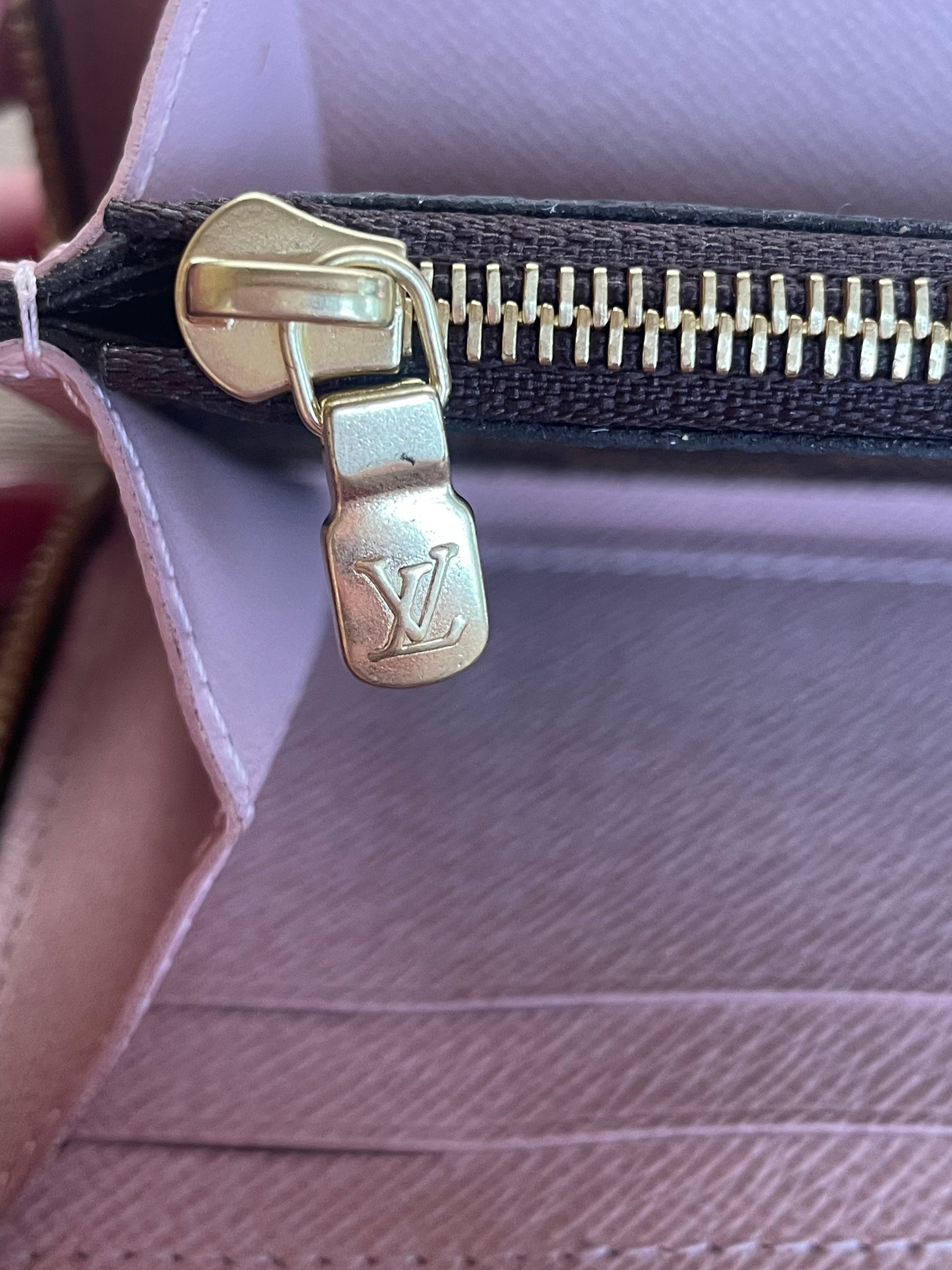 Custom Louis Vuitton Clemence Wallet - Damier Ebene - Design